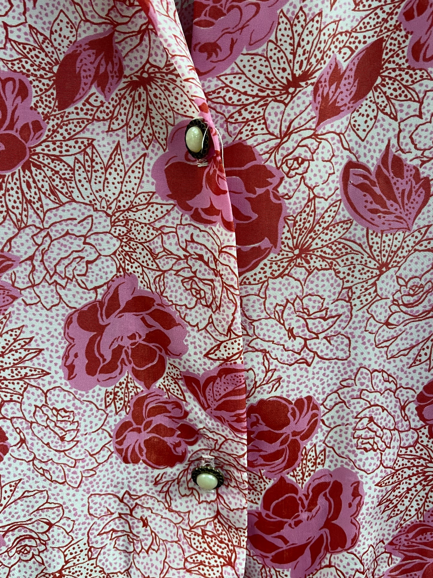 80s Pink Floral Dress