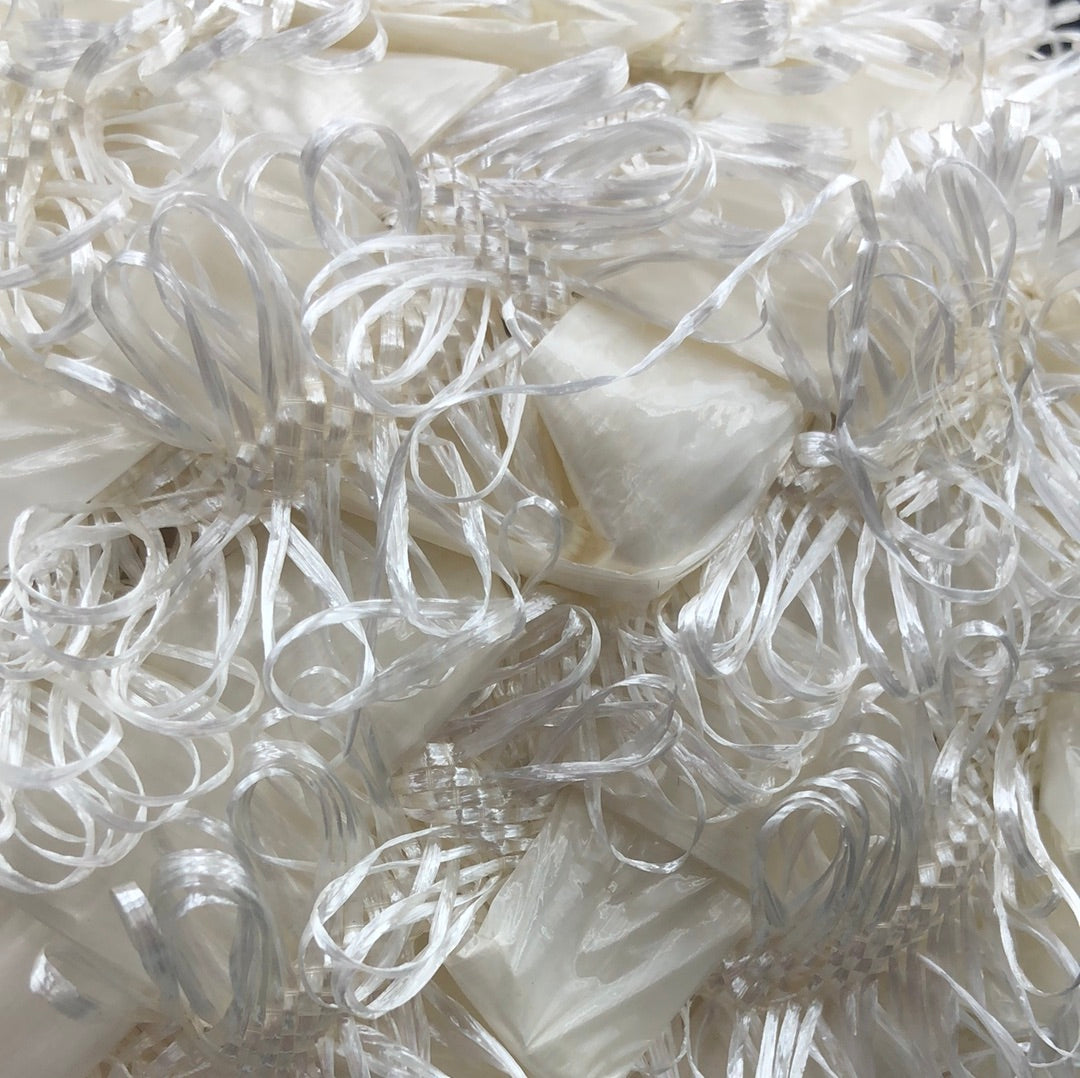 White textured Chandra Original Hat