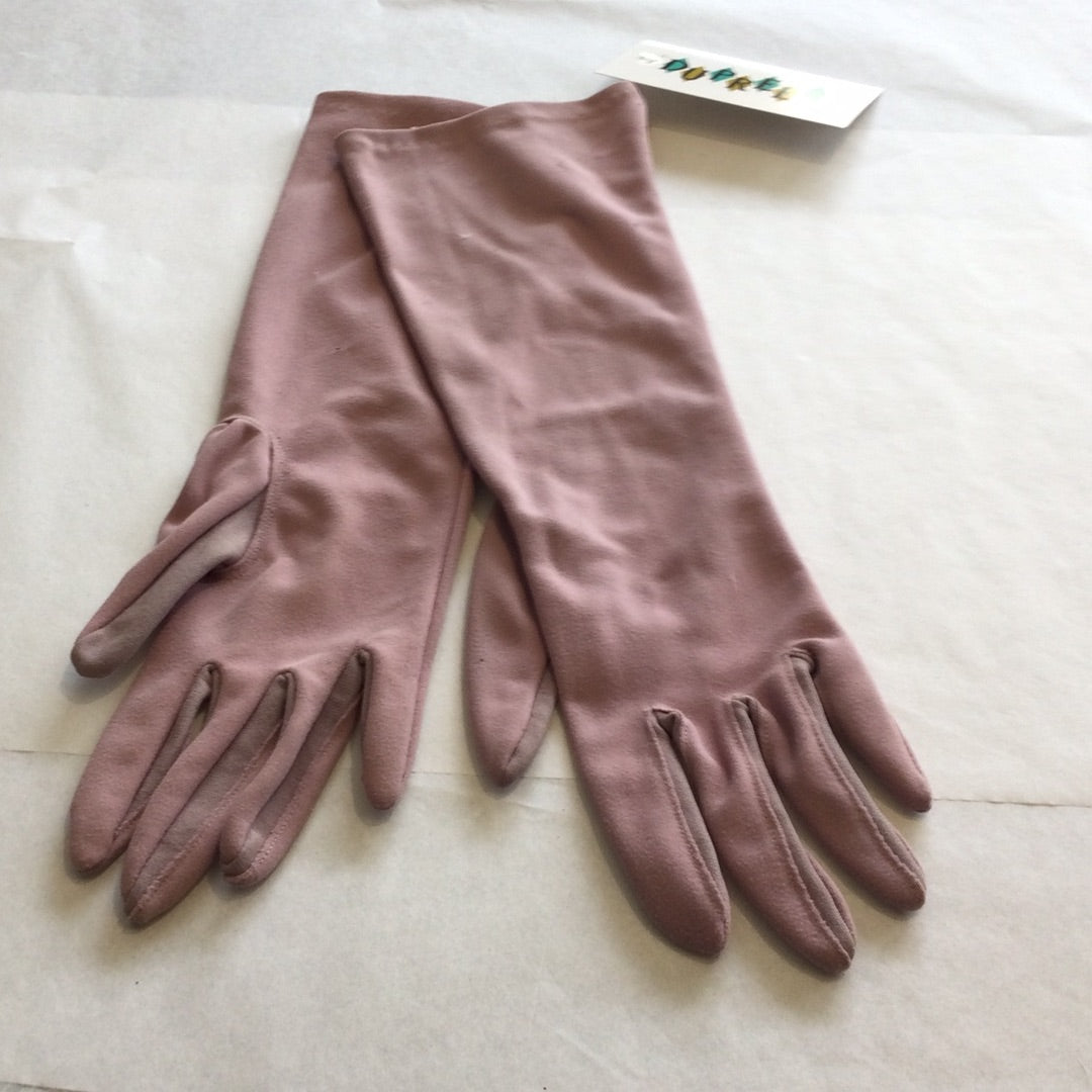 Blush pink gloves
