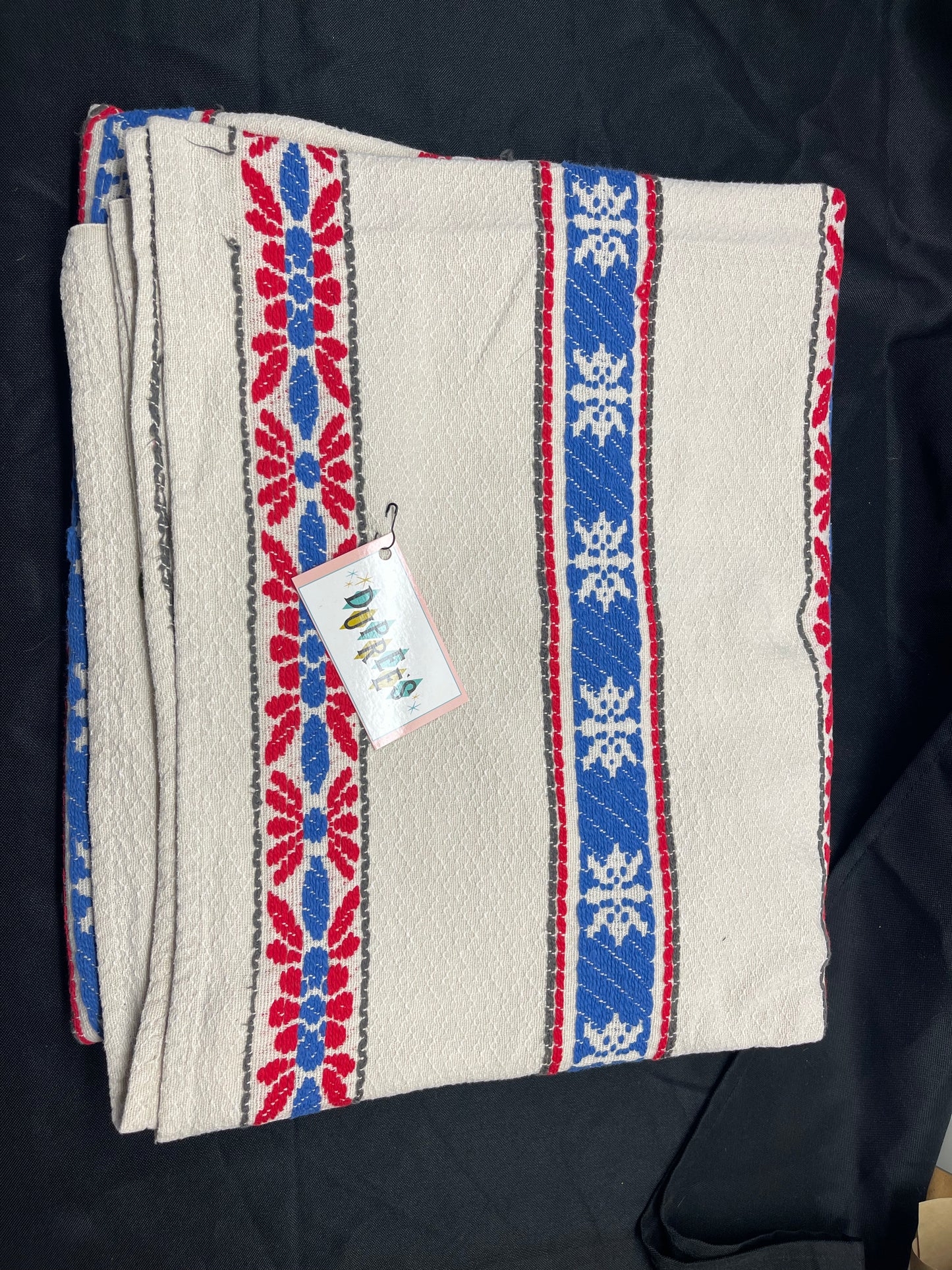 Red White & Blue coverlet