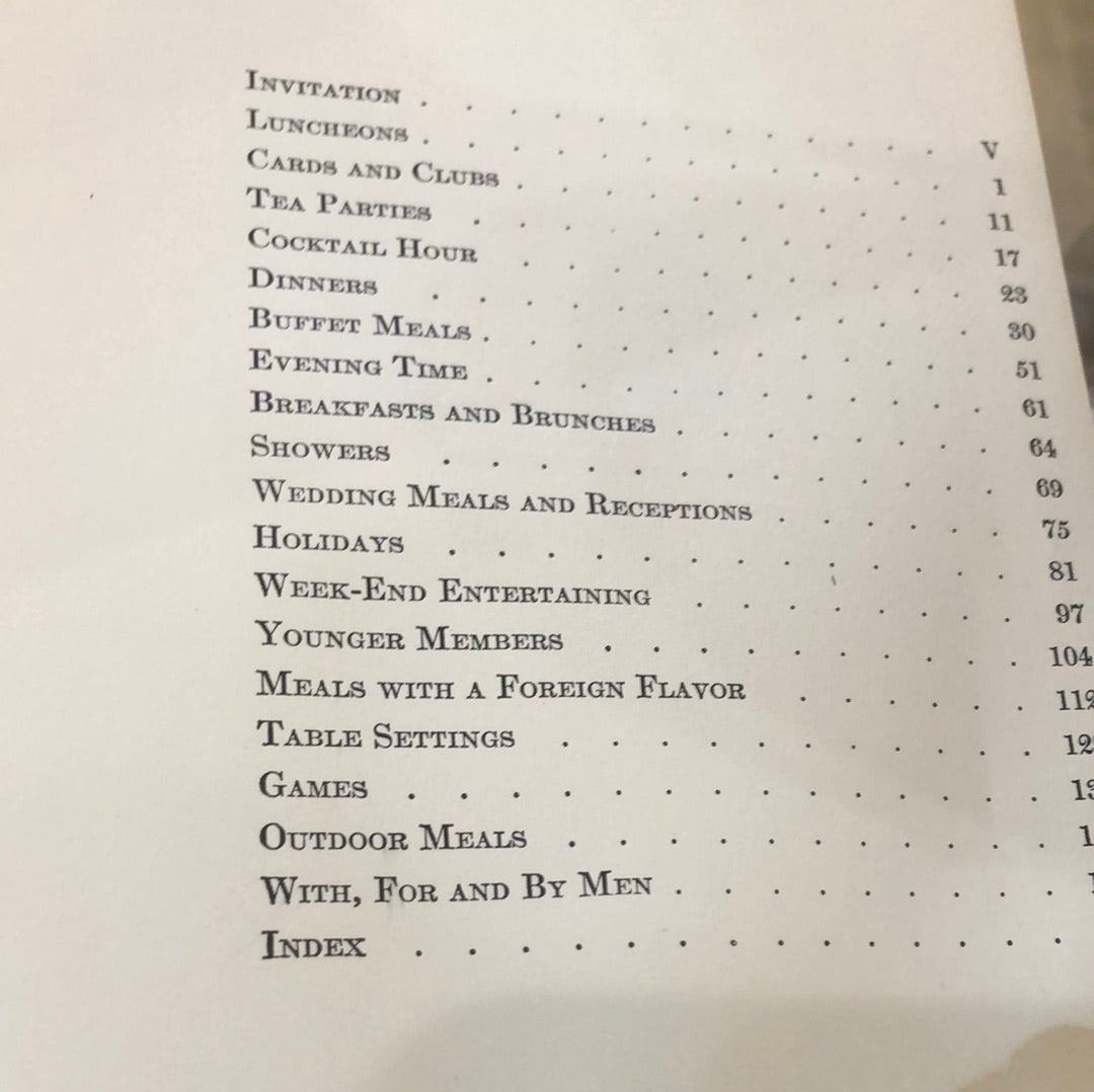 Sunset’s Host and Hostess Book