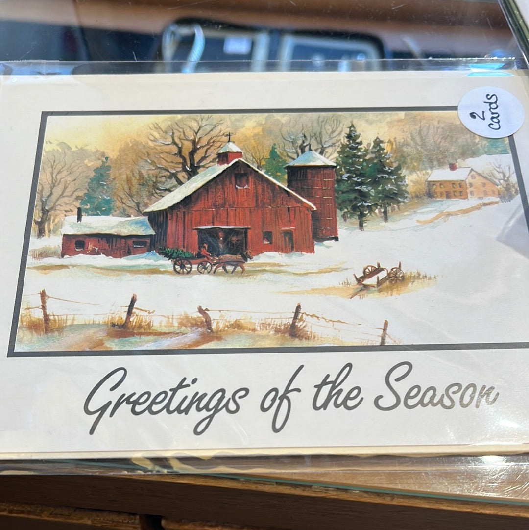 Holiday card two pack