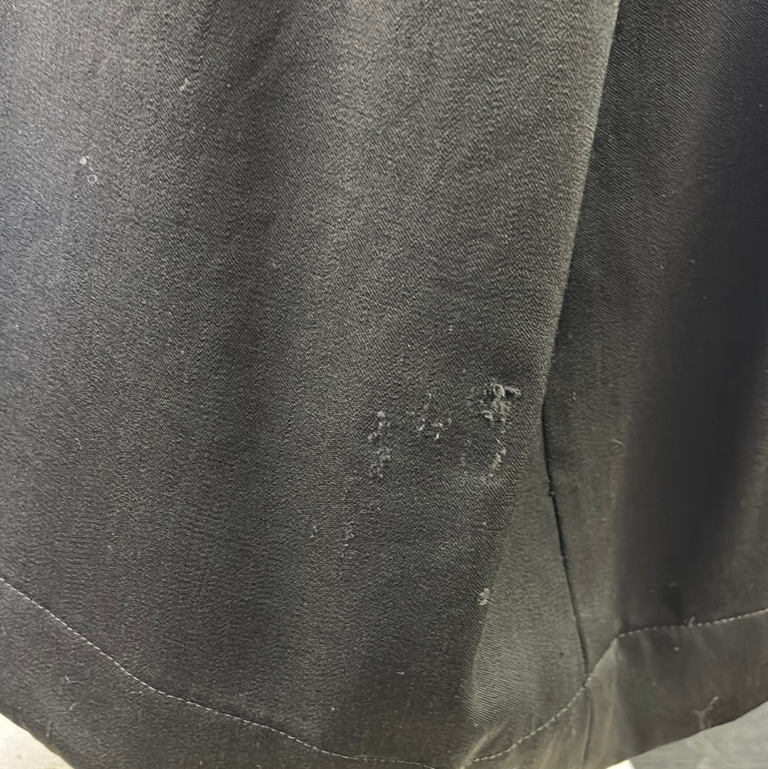 Women’s Plain Black Straight Skirt