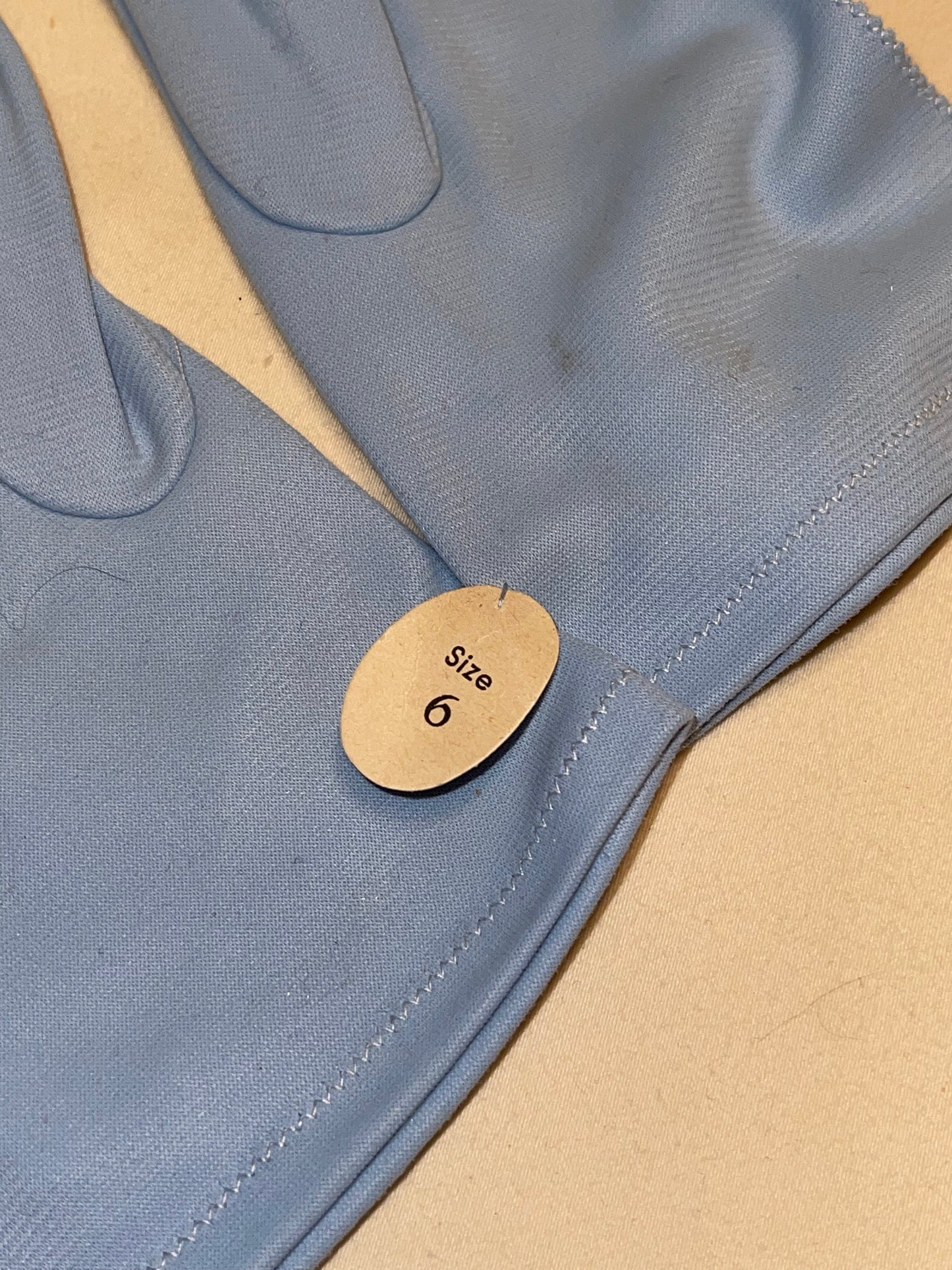 Max Meyer’s Light Blue Nylon Gloves