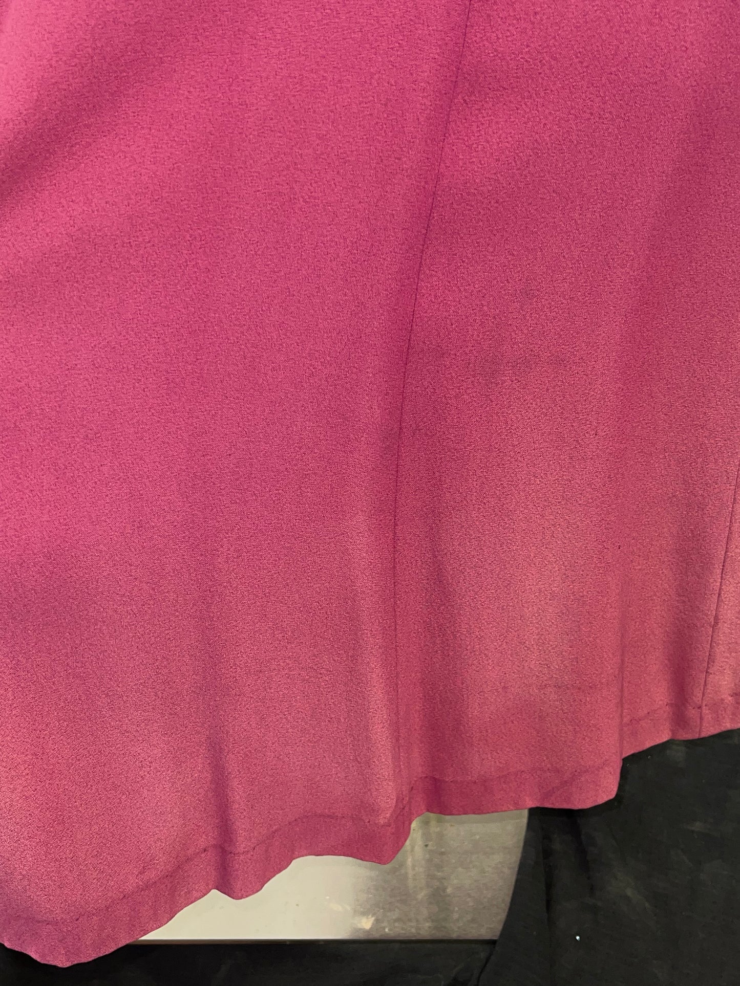 40s Deep Fuchsia Dress