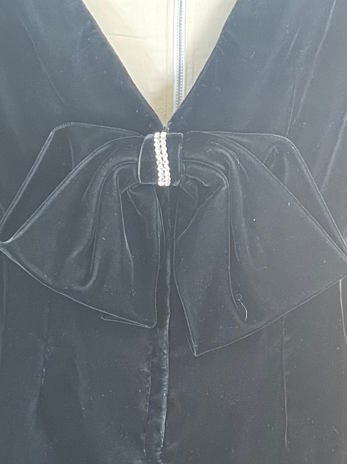 Black Velvet Cocktail Dress