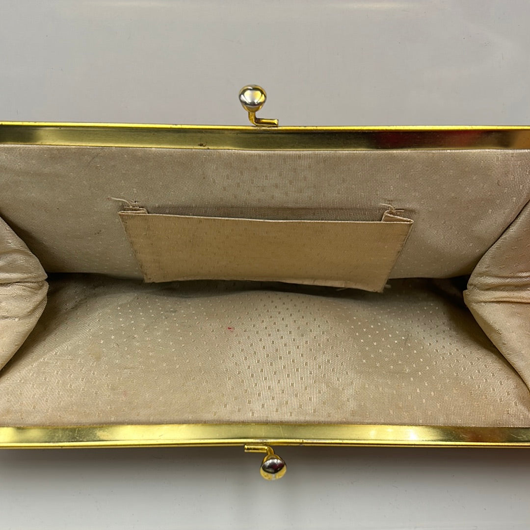 Brown Leather Clutch