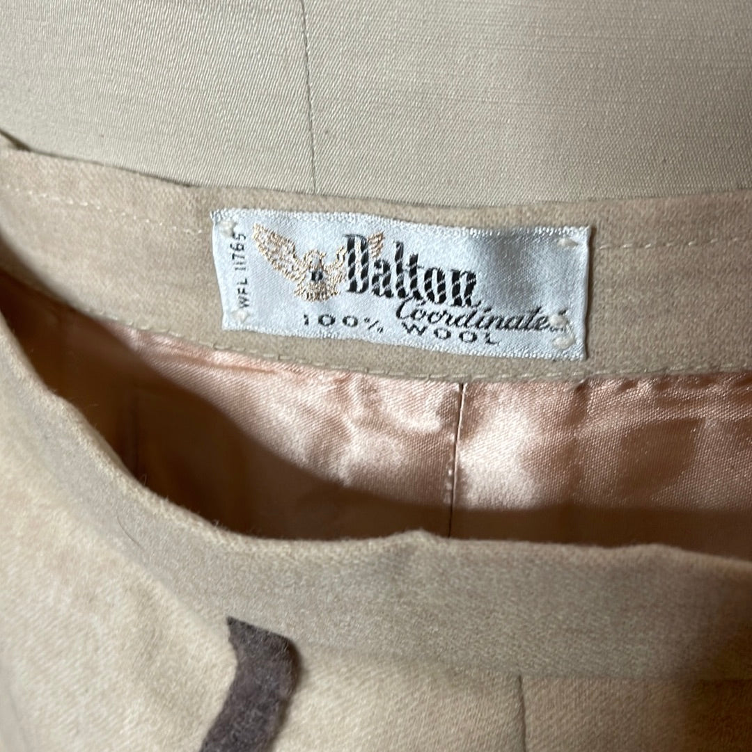 Women’s Ivory Wool Skirt