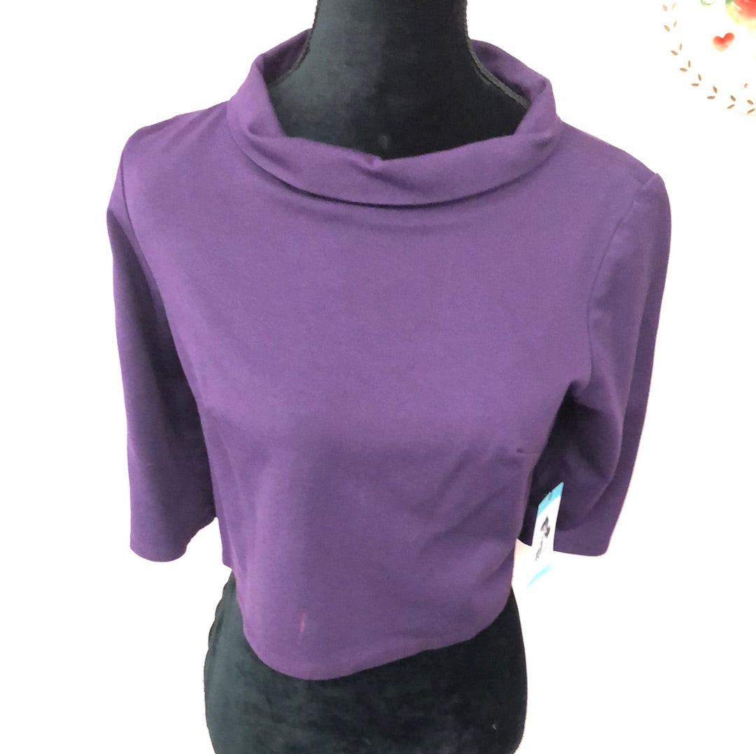 Pin Up Girl Clothing Purple Joanie top