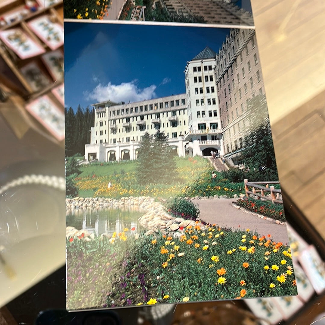 Lake Louise post card book