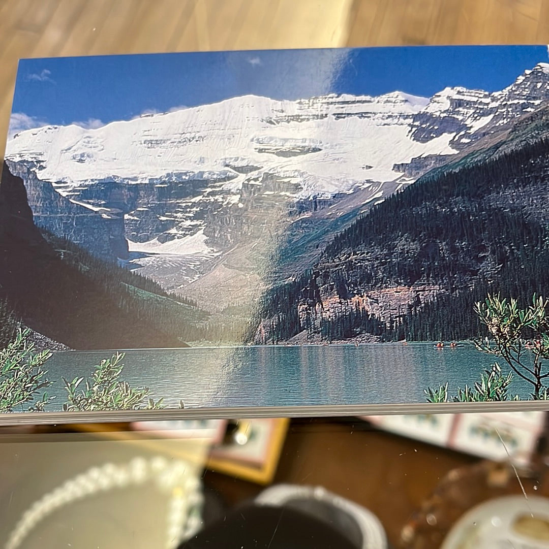 Lake Louise post card book