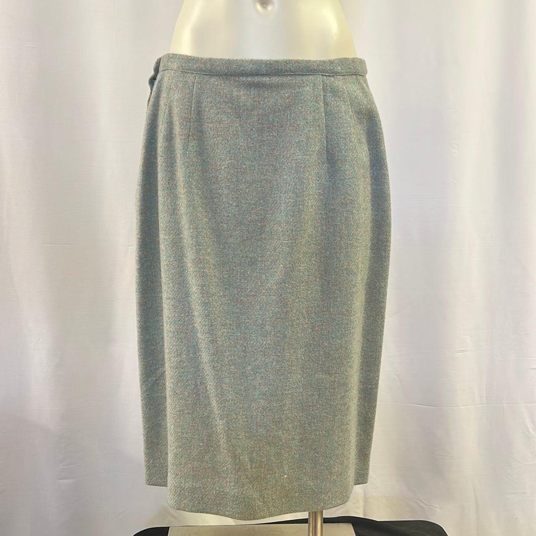 Women’s Multicolored Wool Skirt