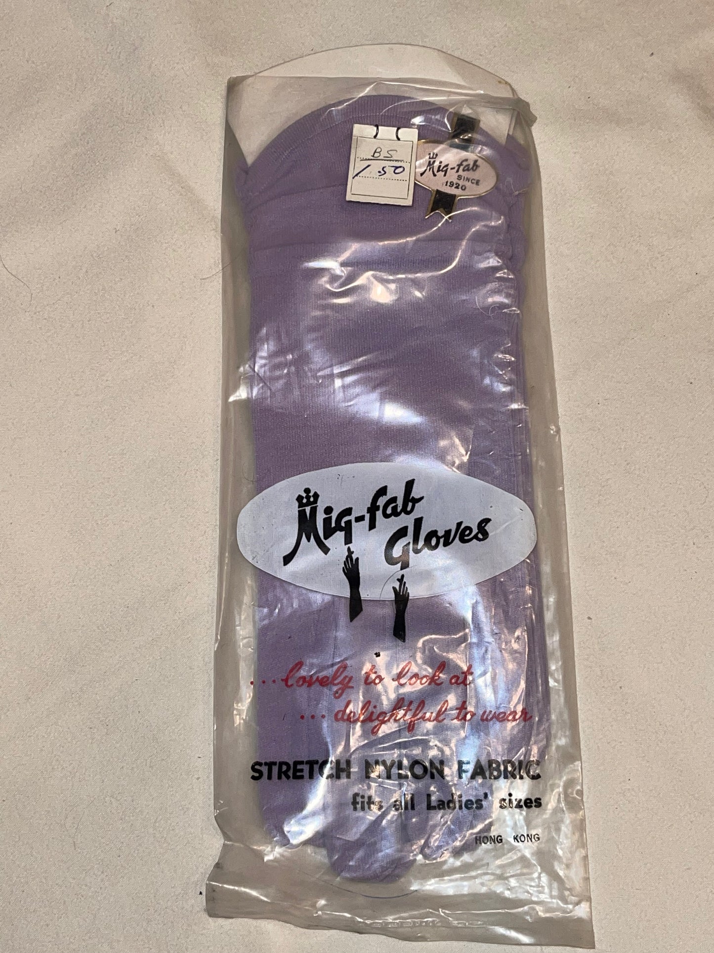 Mig-fab Lilac Colored Gloves