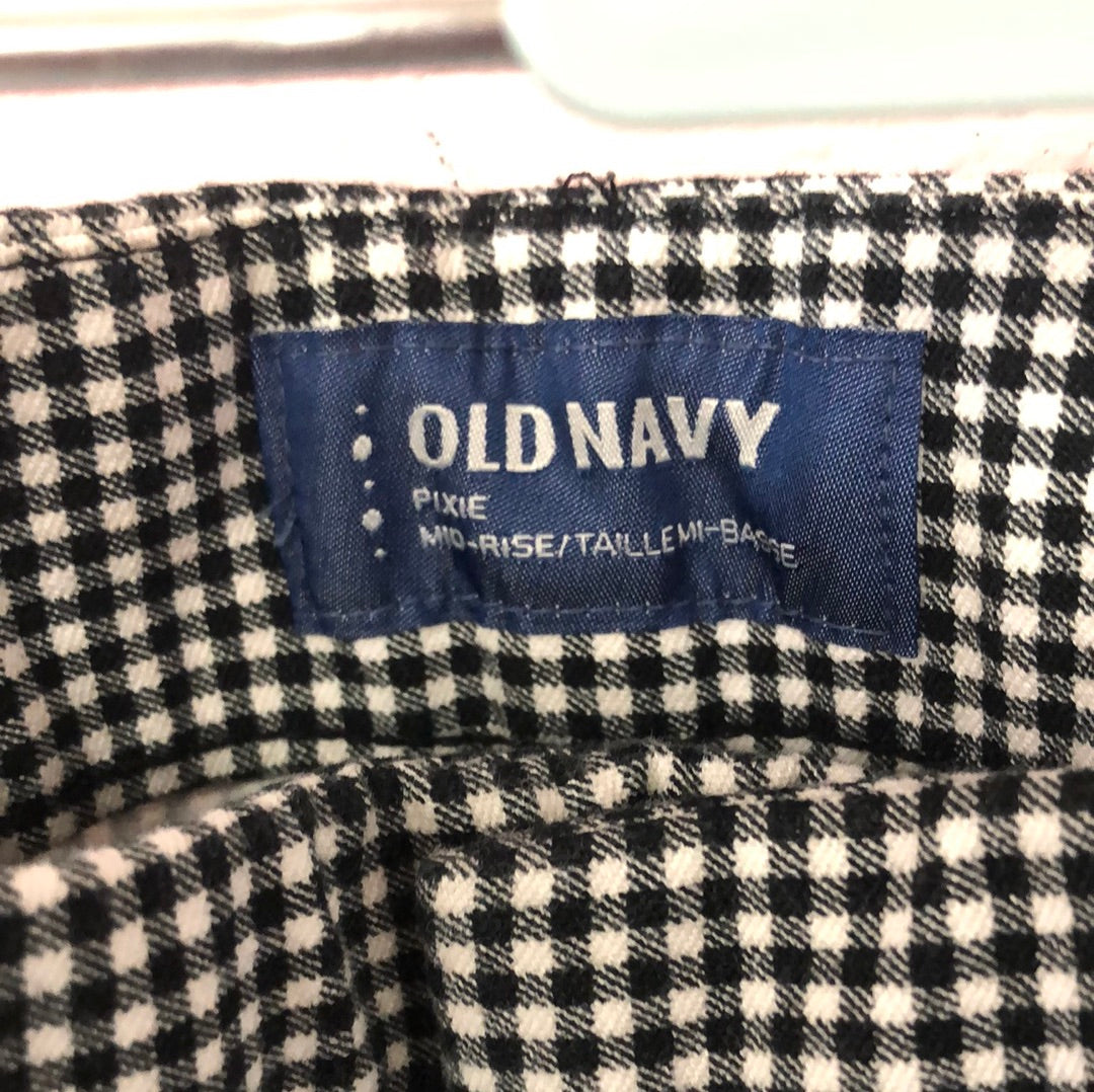 Black and White Gingham Pants