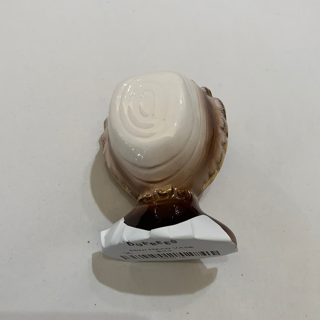 Miniature Ceramic Head Vase