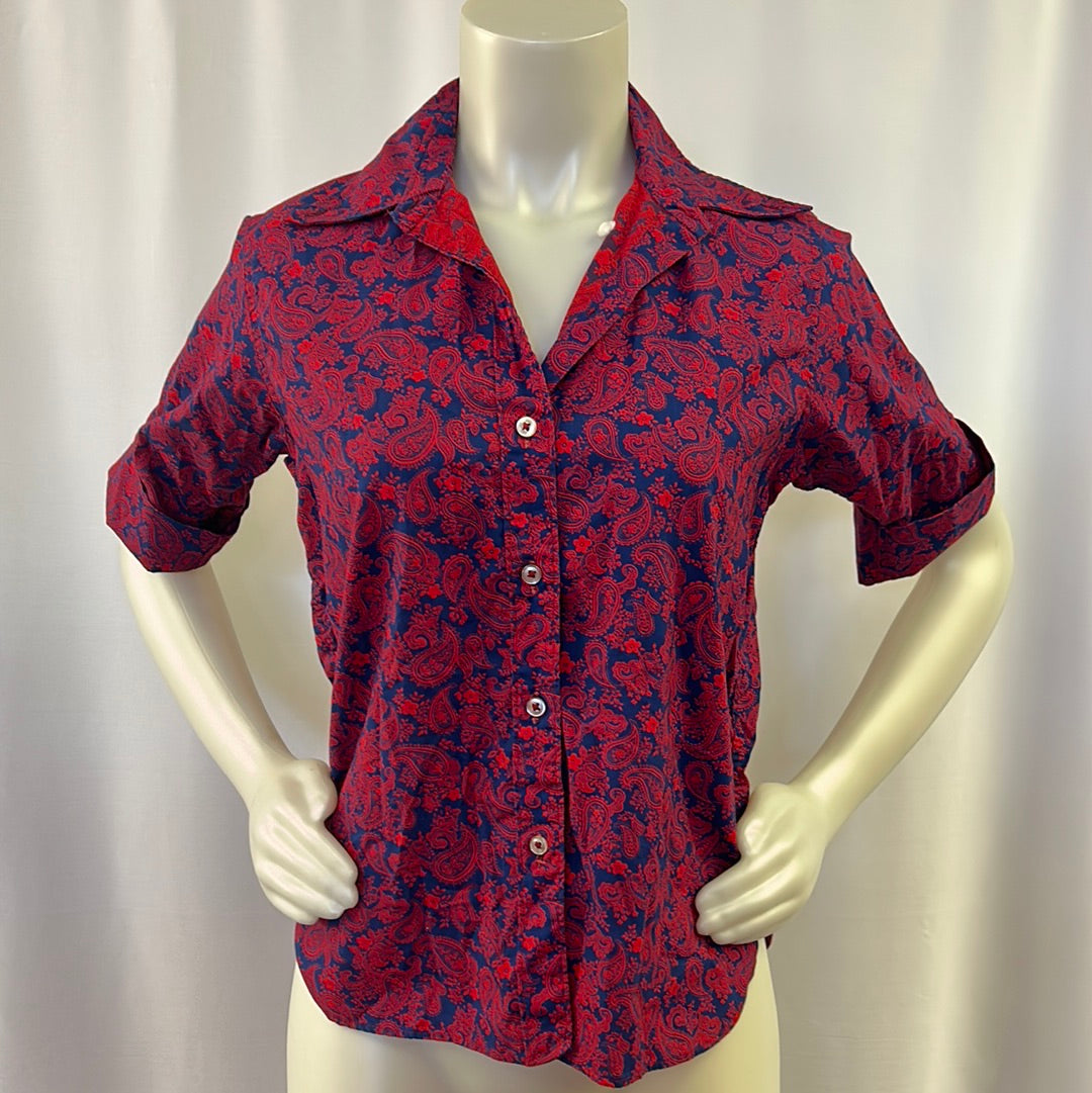 Mad Shirter Paisley Blouse