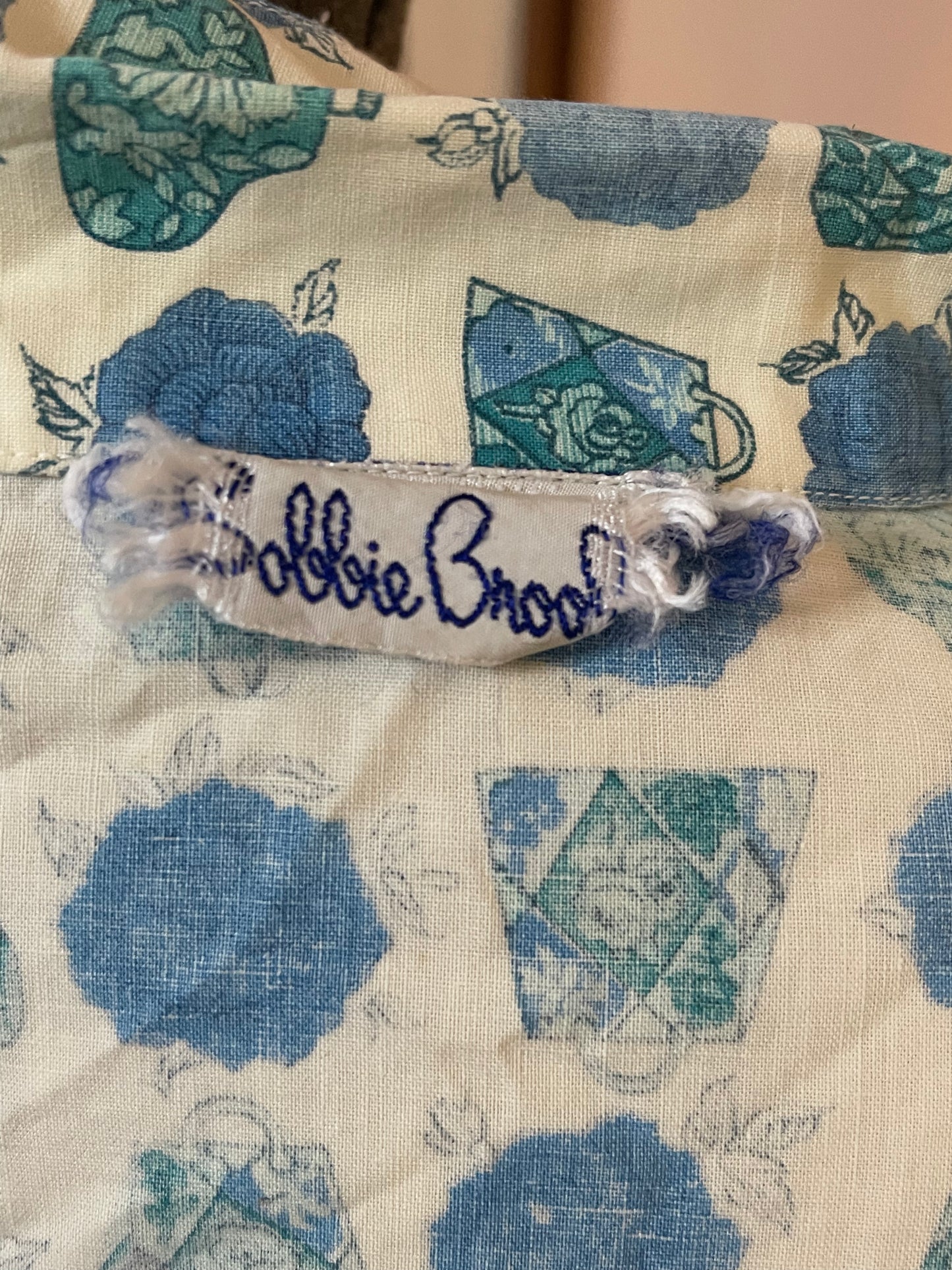 Bobbie Brooks Novelty Button Up Blouse