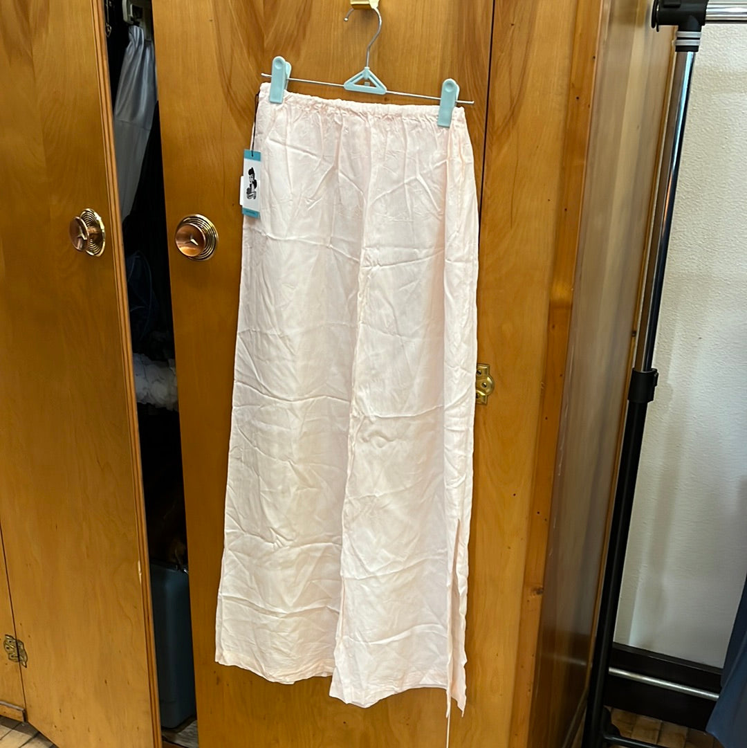 Pale pink floor length half slip