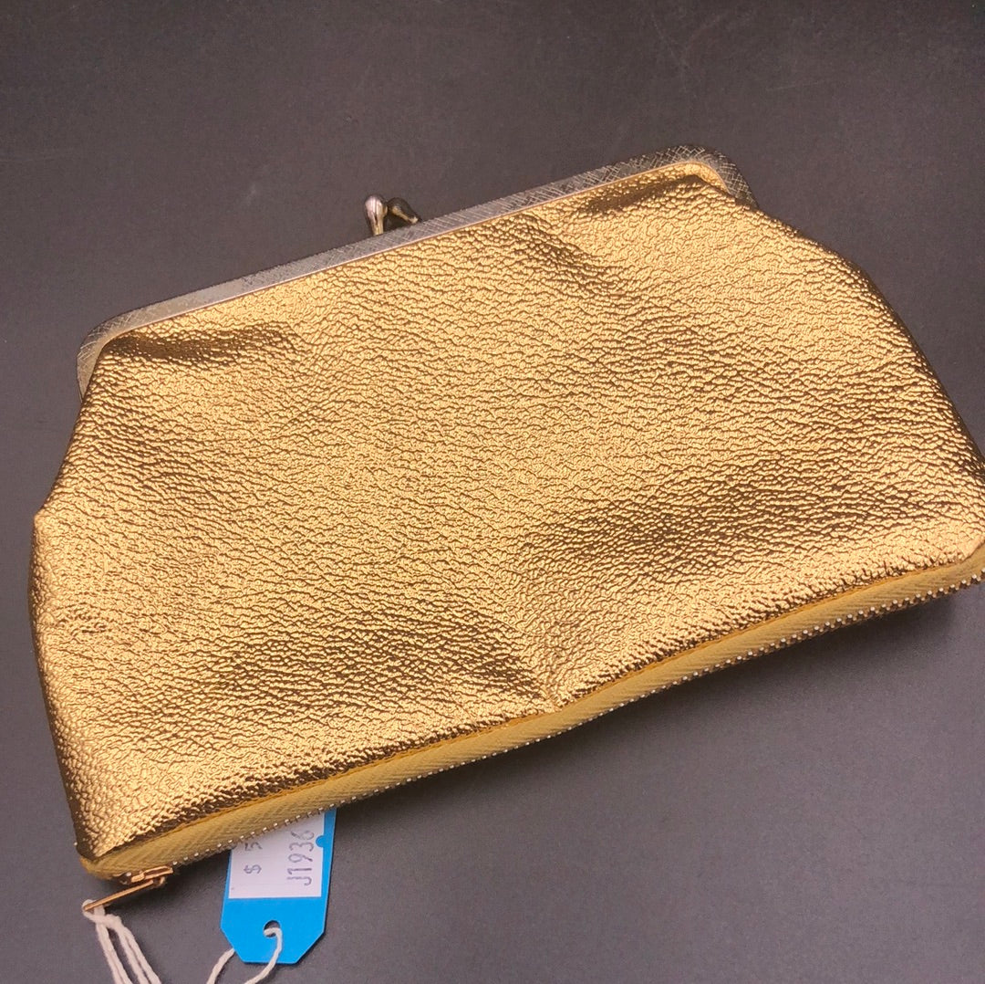 Gold Metallic Wallet