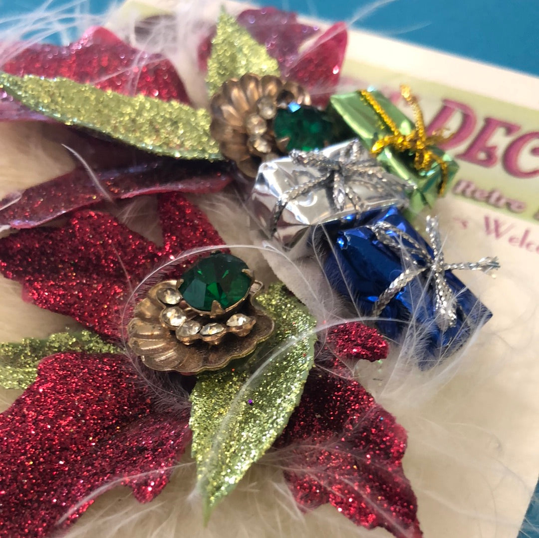 Tart Deco Christmas hair flower