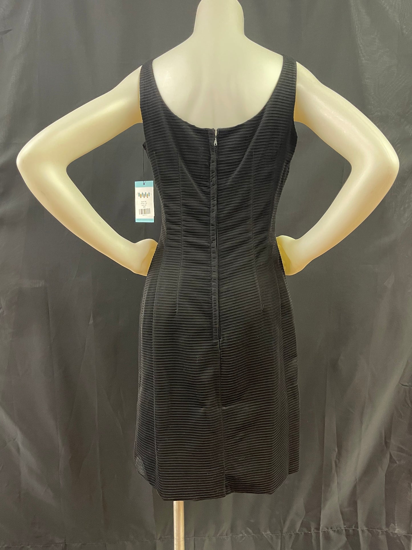 50s/60s Little Black Wiggle Dress