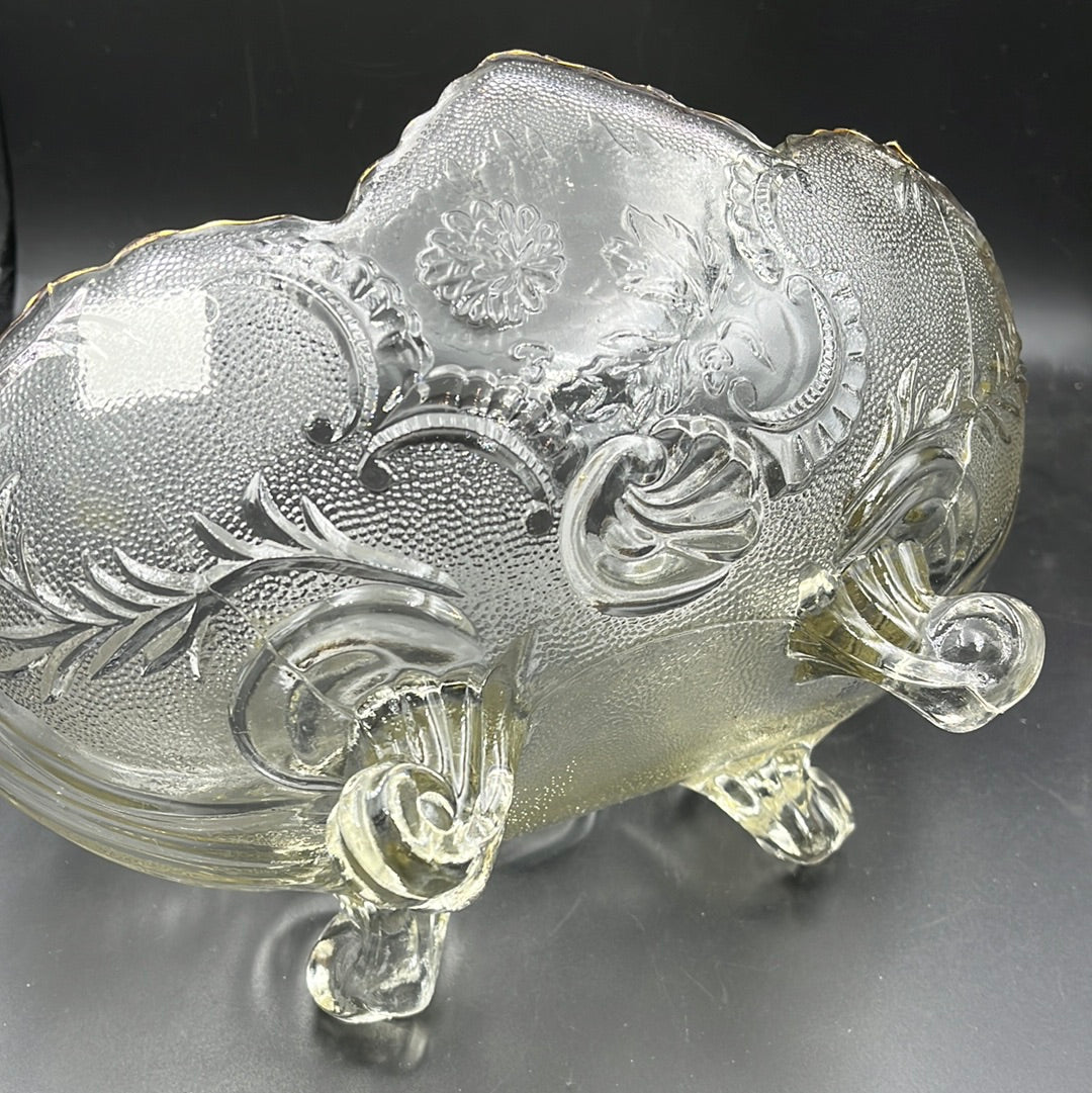 Lombardi Glass Footed Bowl
