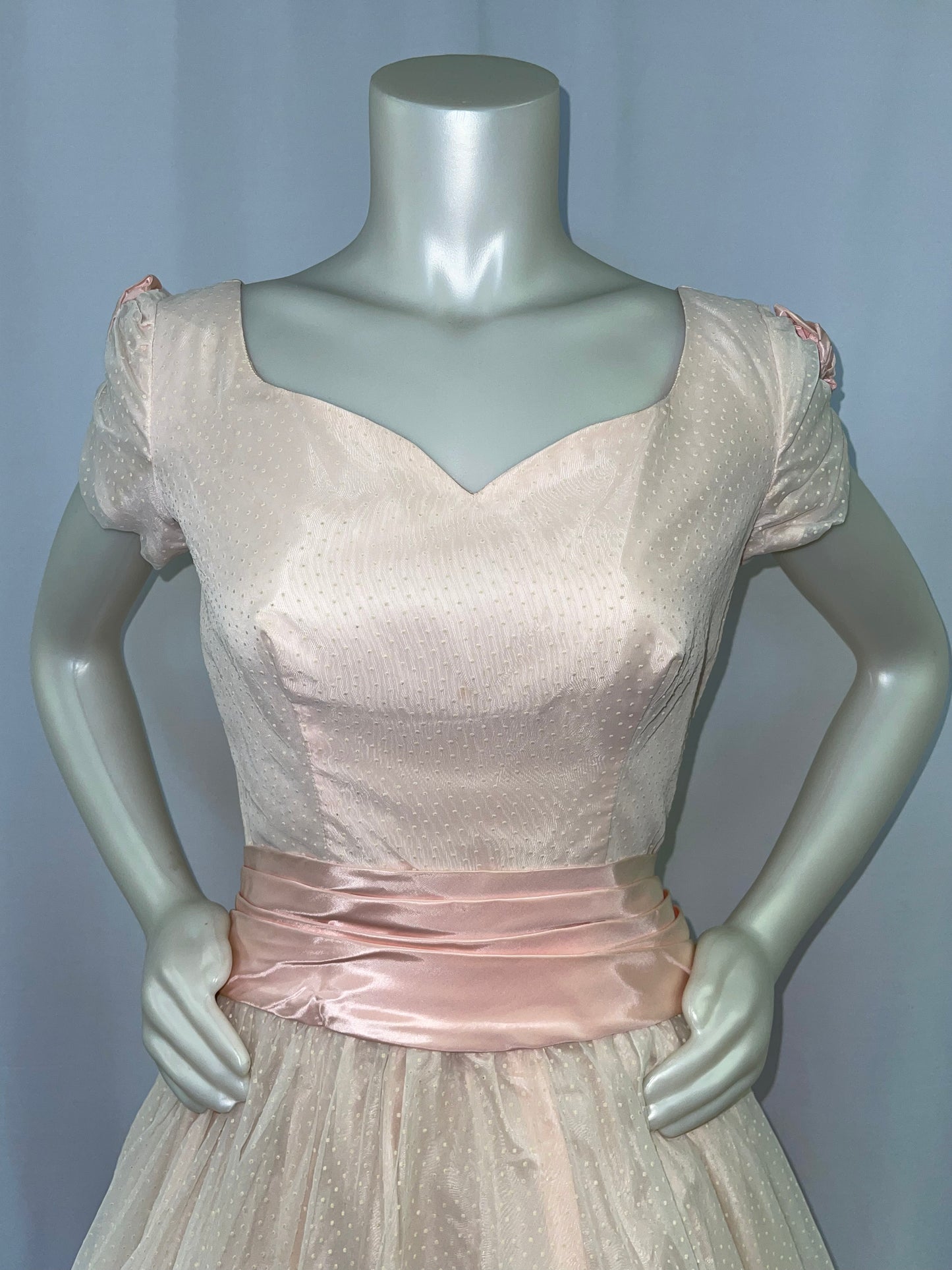 50s Pink Formal Gown