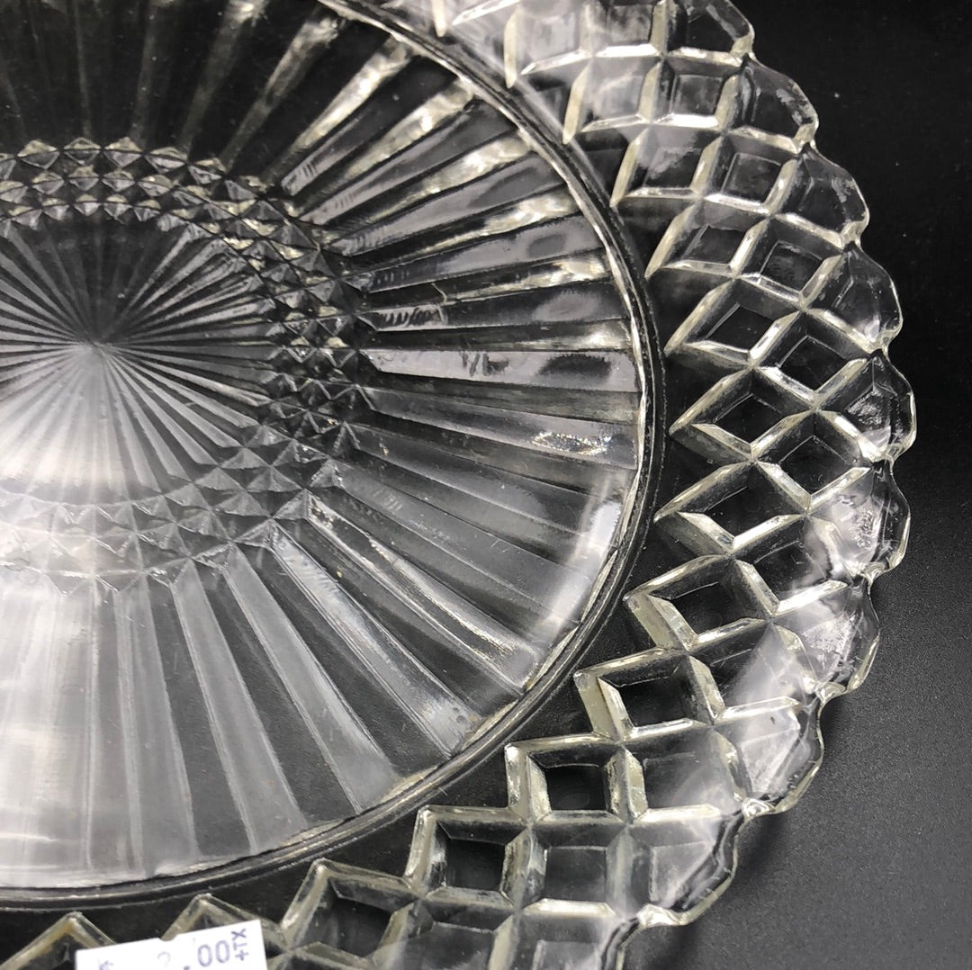Waterford Waffle dinner plate