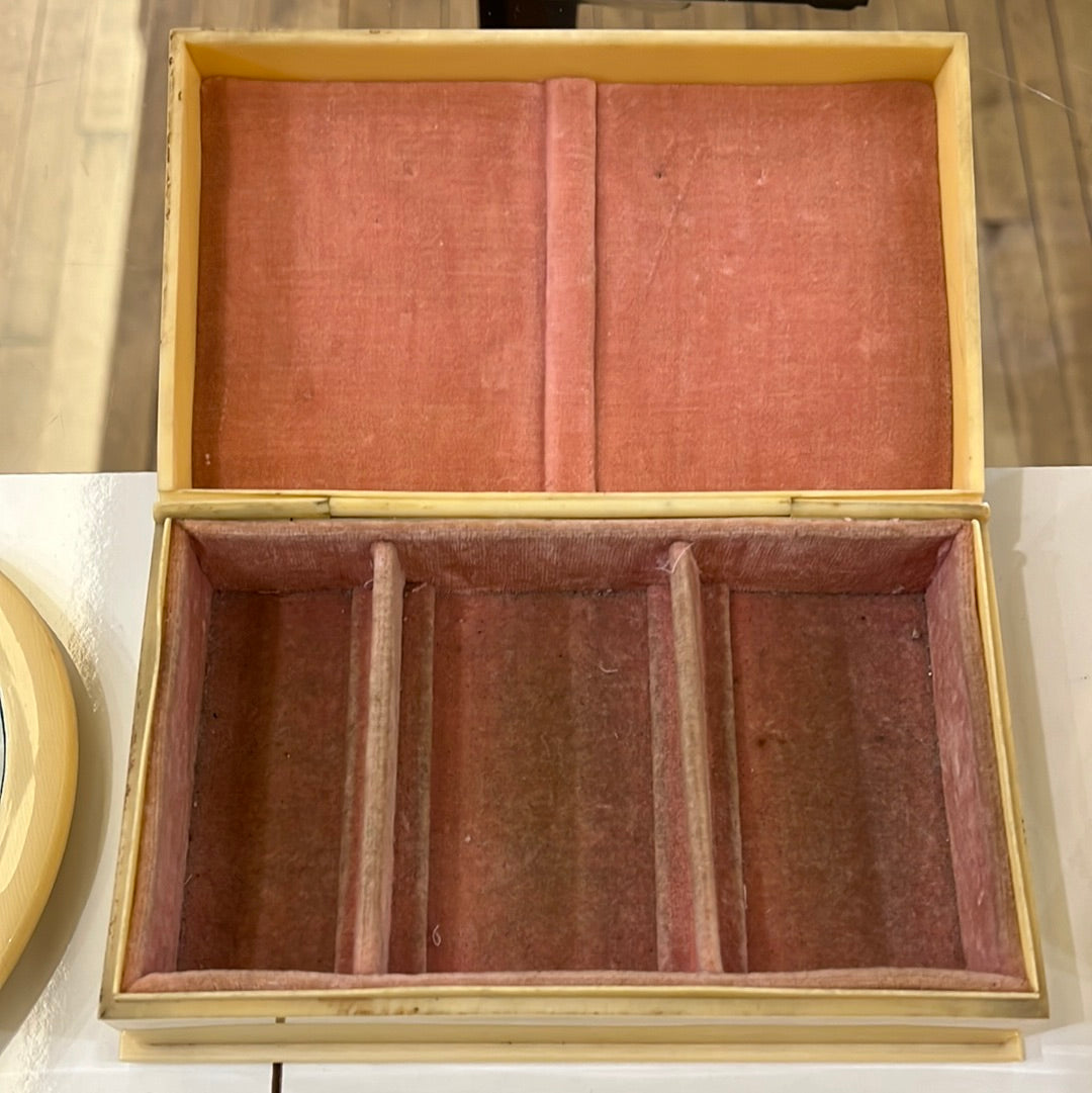 7 piece celluloid vanity set