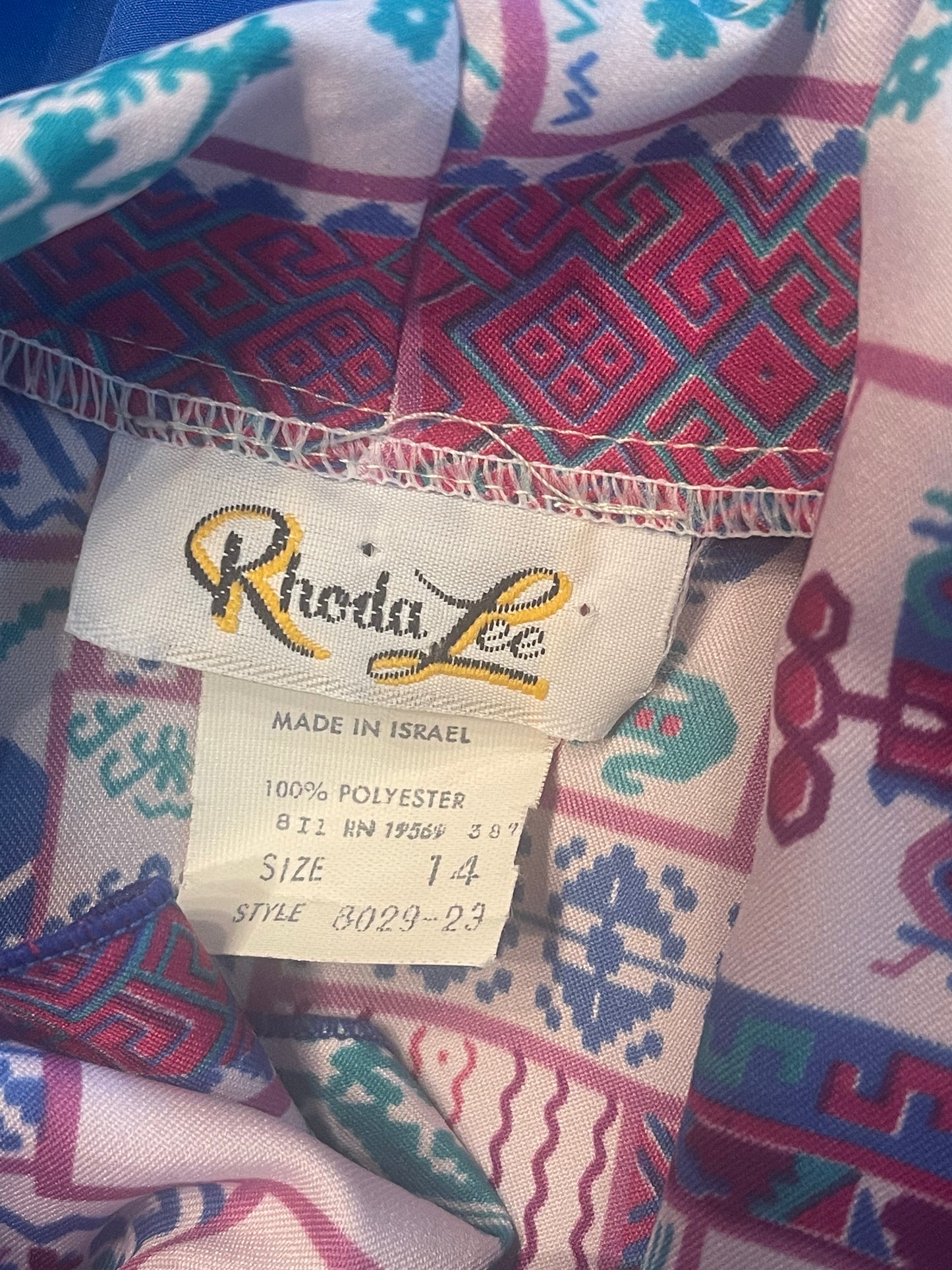 Funky & Bold 70s Blouse