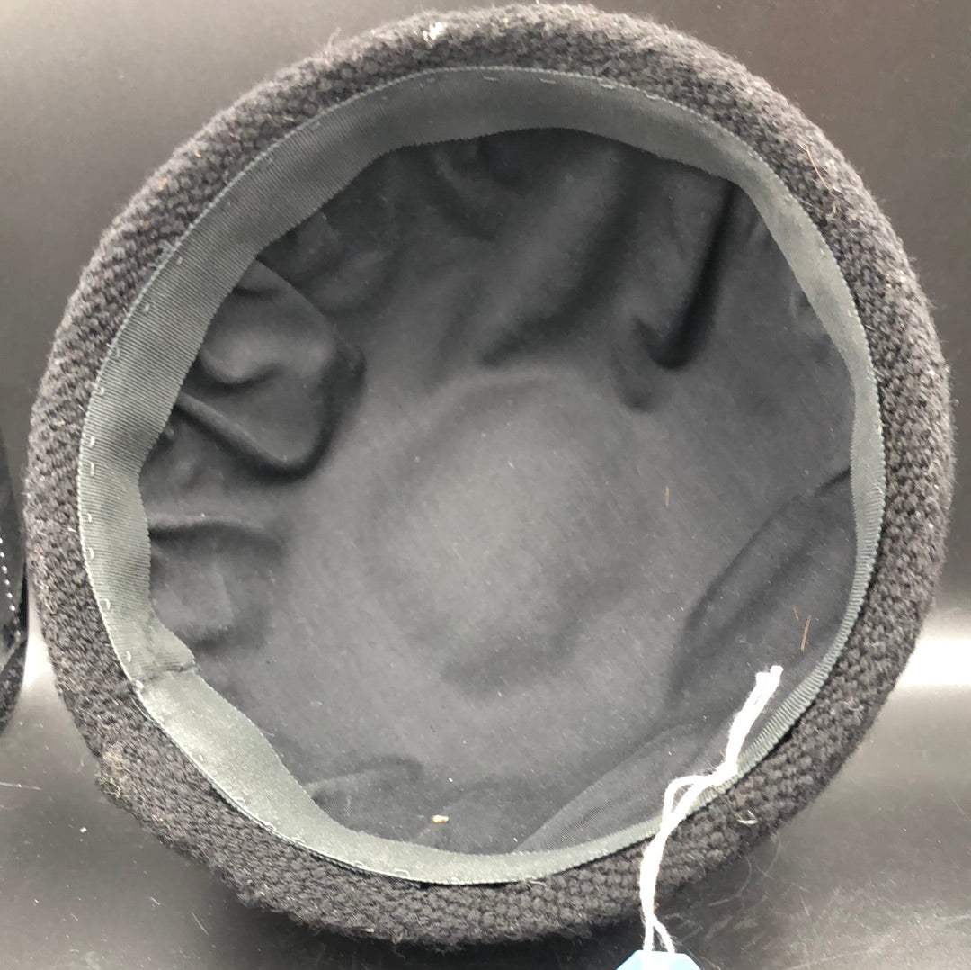 Black and Brown textured hat