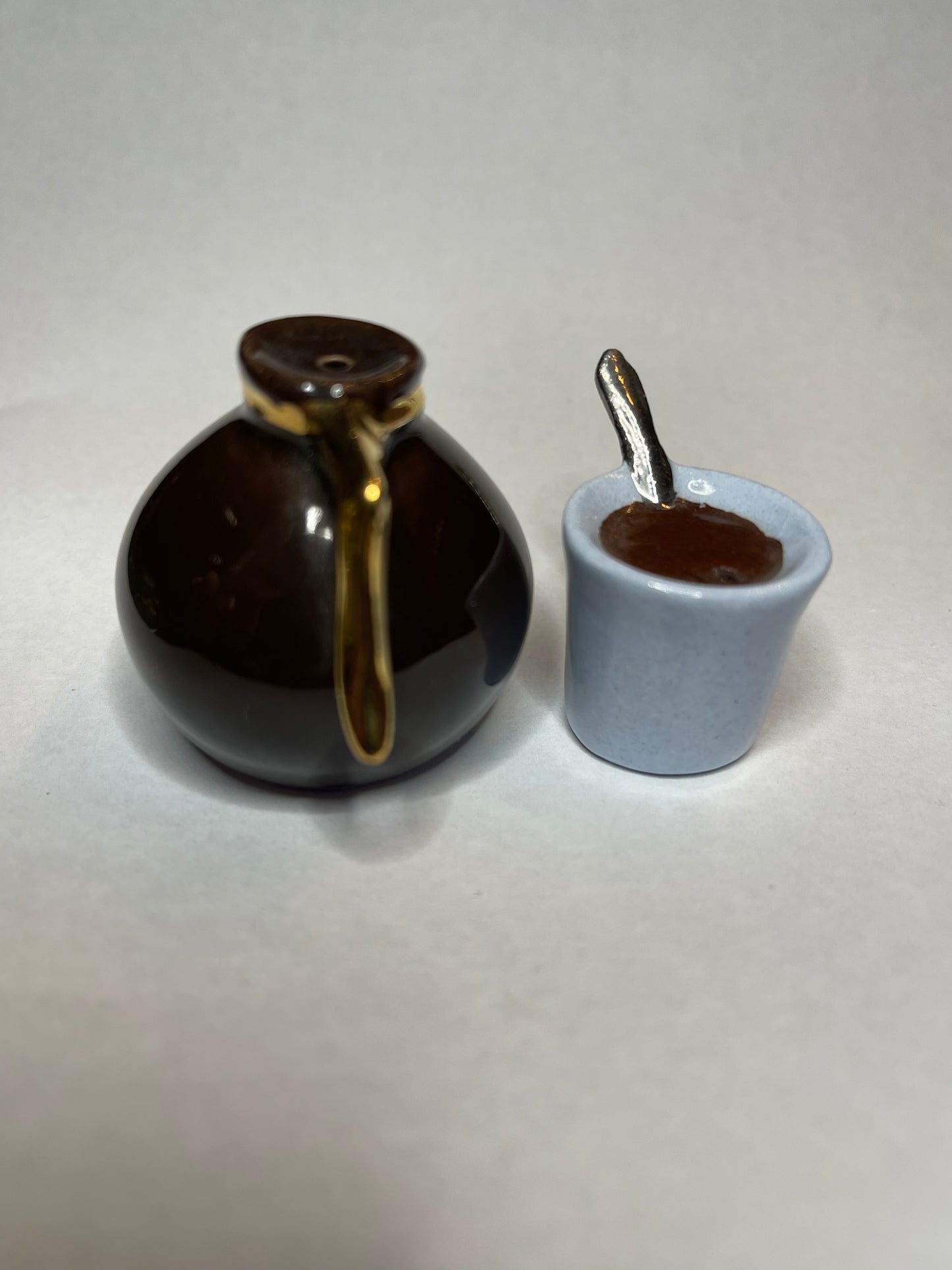 Arcadia Coffee Pot & Mug Salt & Pepper Shakers
