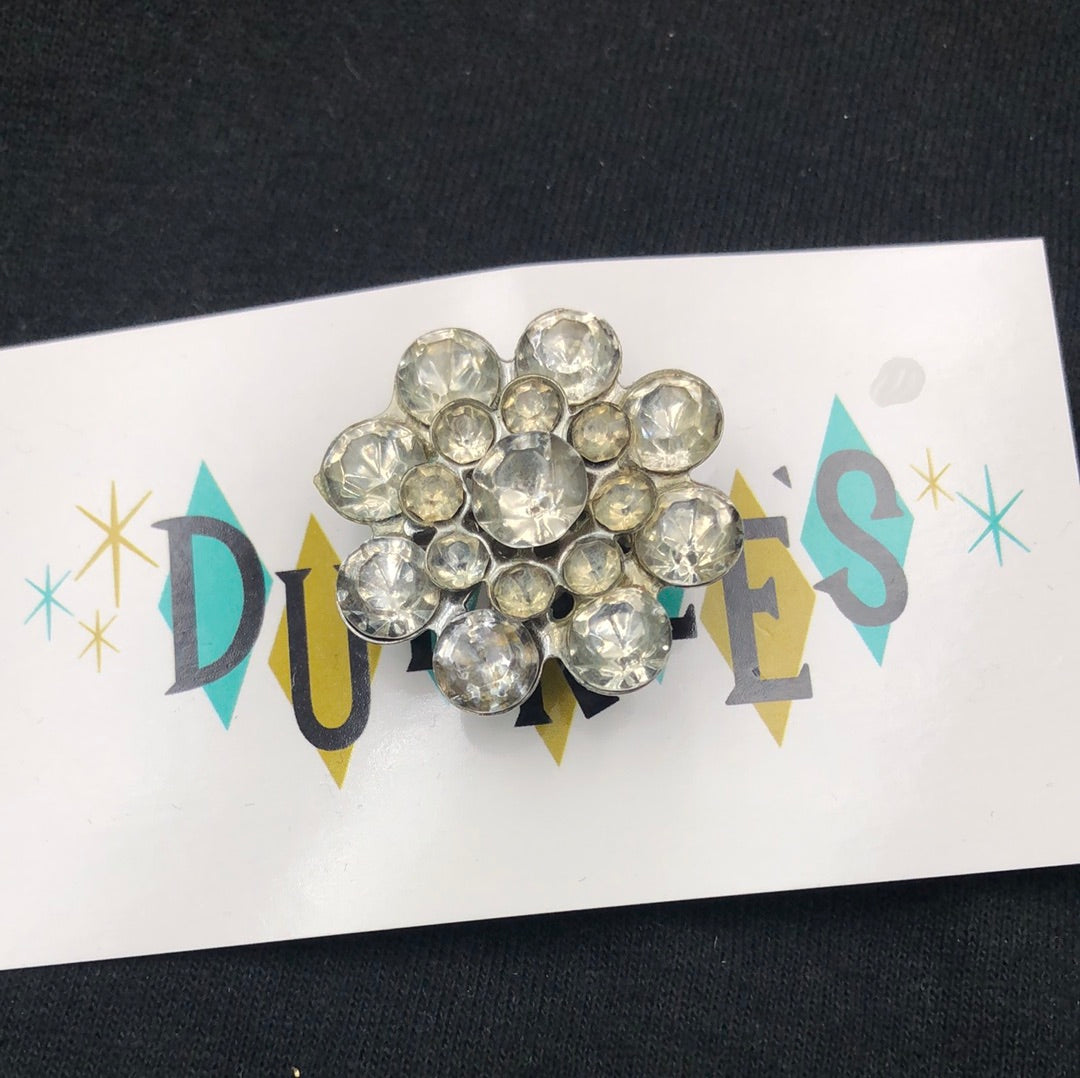 Rhinestone brooch