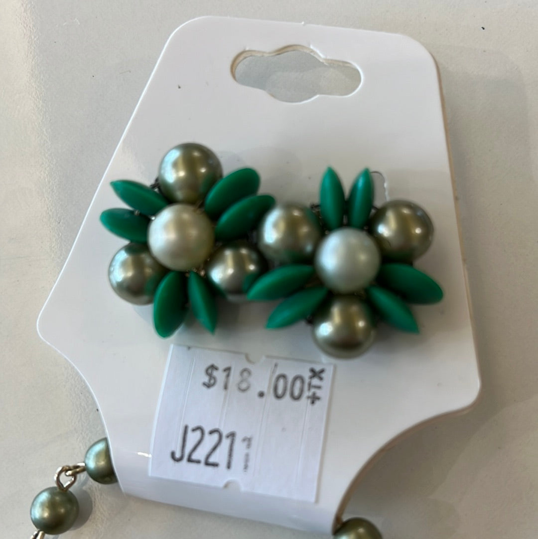 Necklace and matching clip on