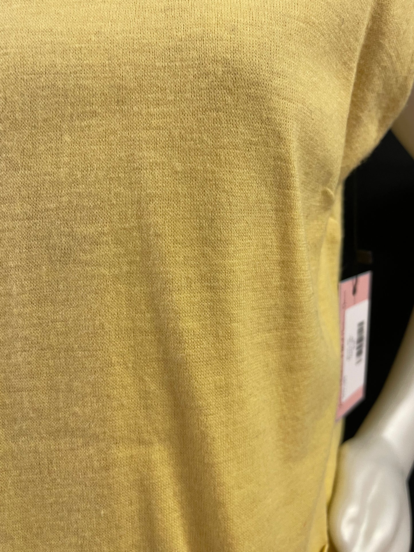 60s drop waist yellow dress