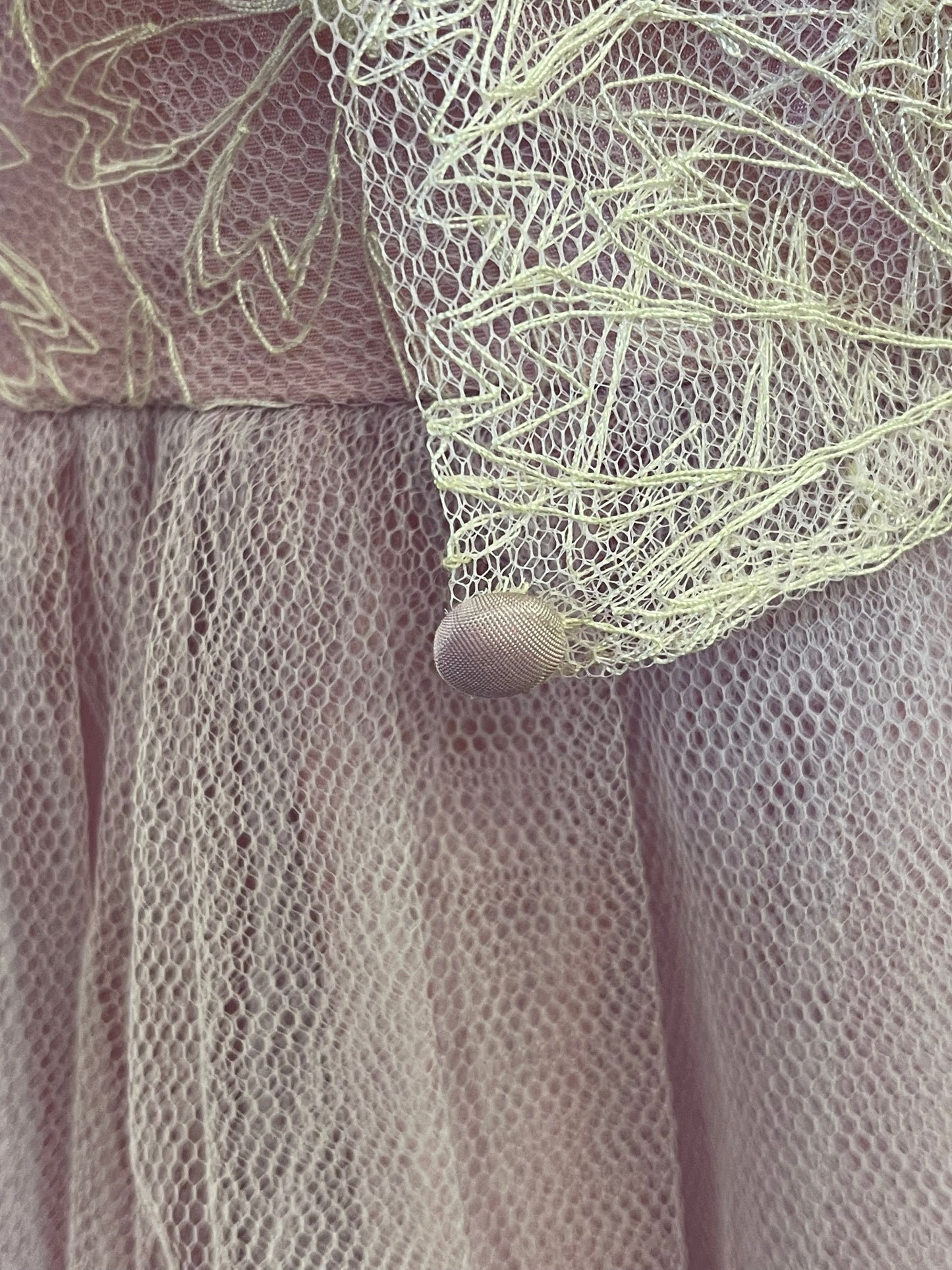 Lavender Tulle Formal Dress