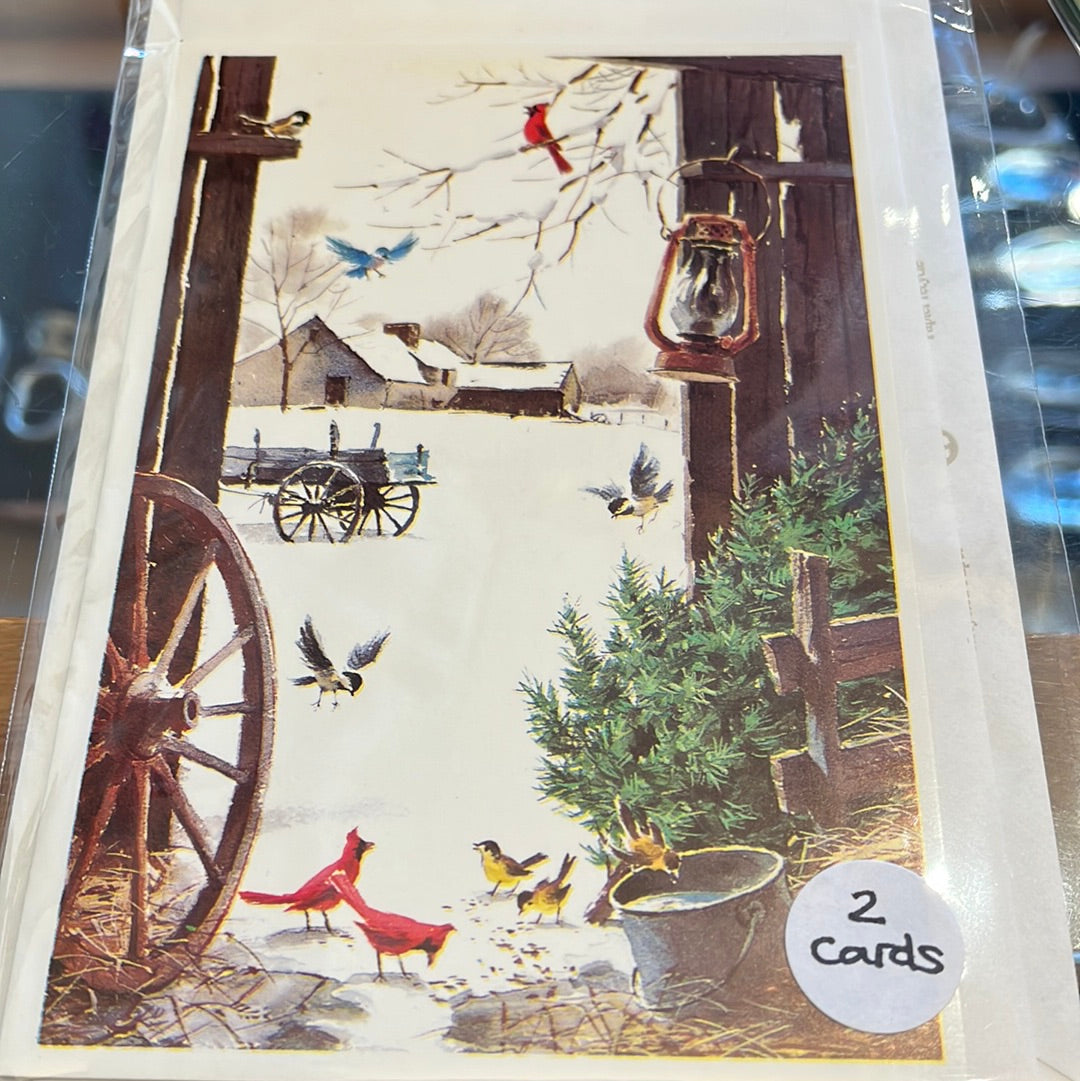 Holiday card two pack