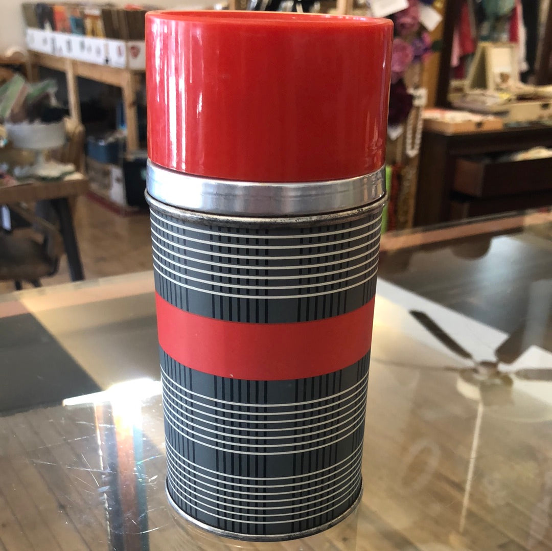 Aladdin Red and Grey Plaid thermos – Dupree's Vintage