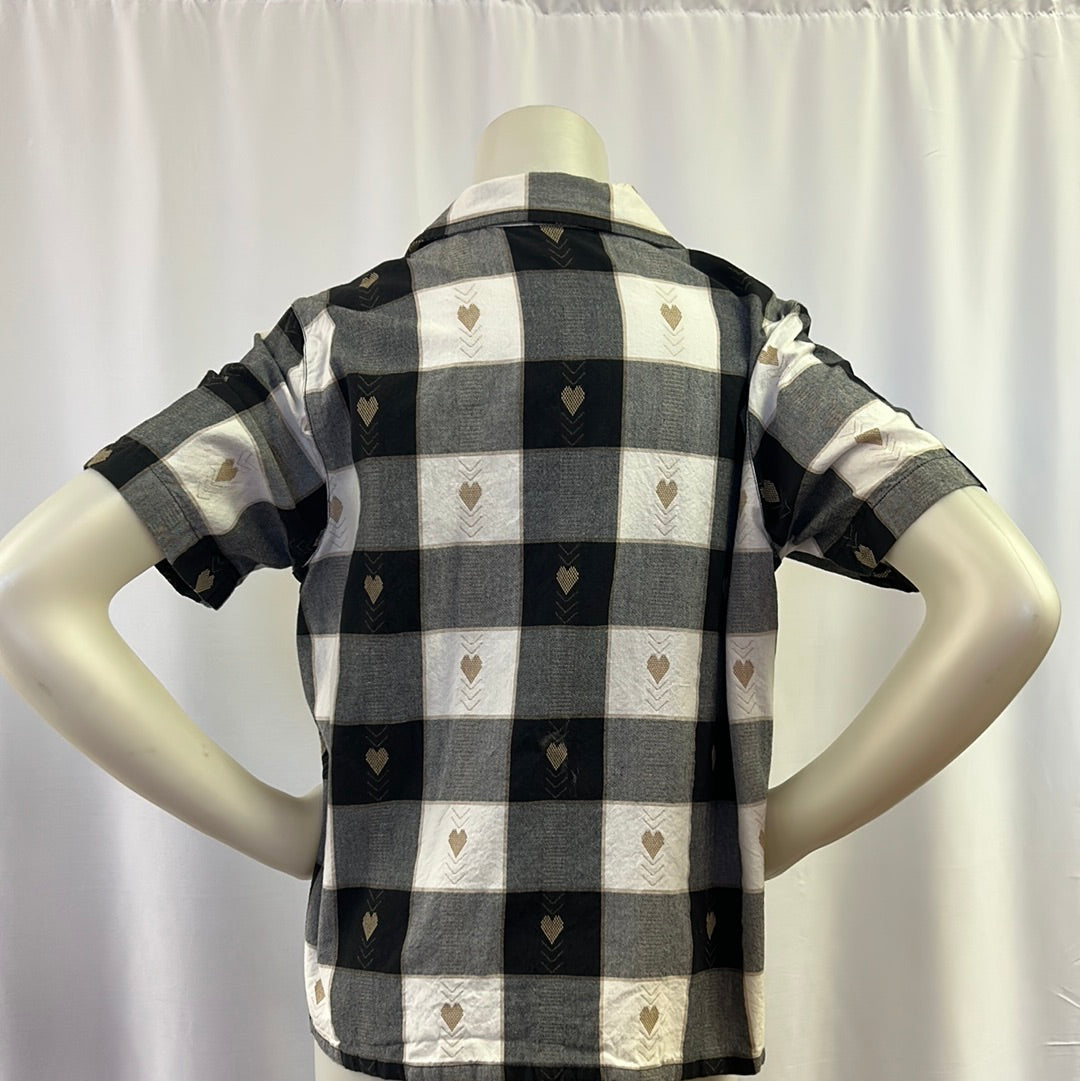 Large Checked Blouse