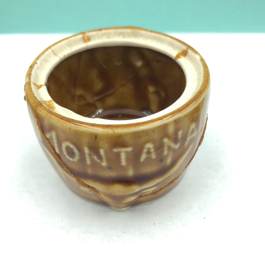 Western Cowboy design salt and pepper shaker set with sugar bowl