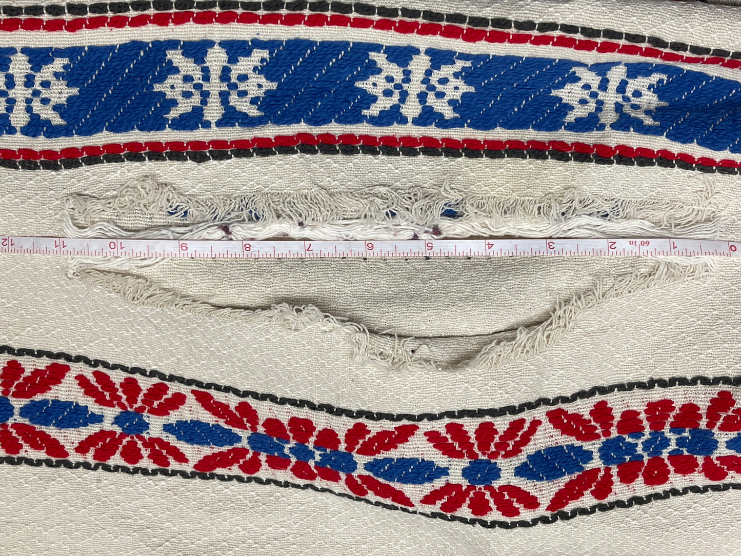 Red White & Blue coverlet