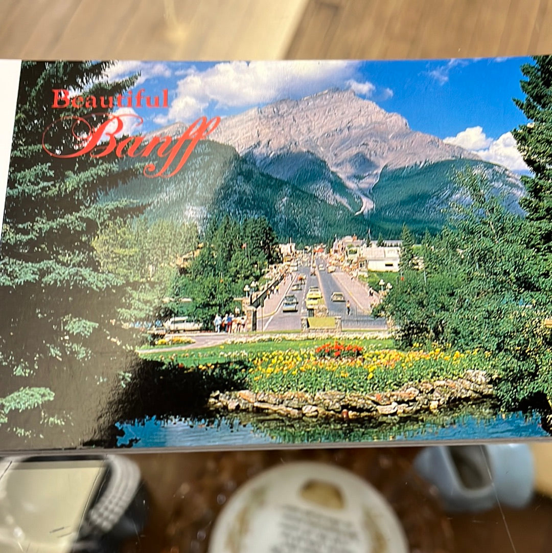 Banff post card book