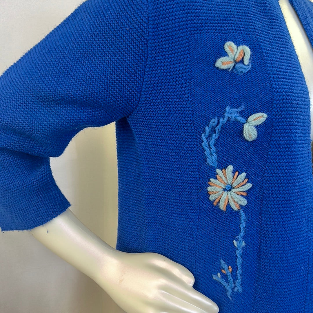 Women’s Royal Blue Cardigan Sweater