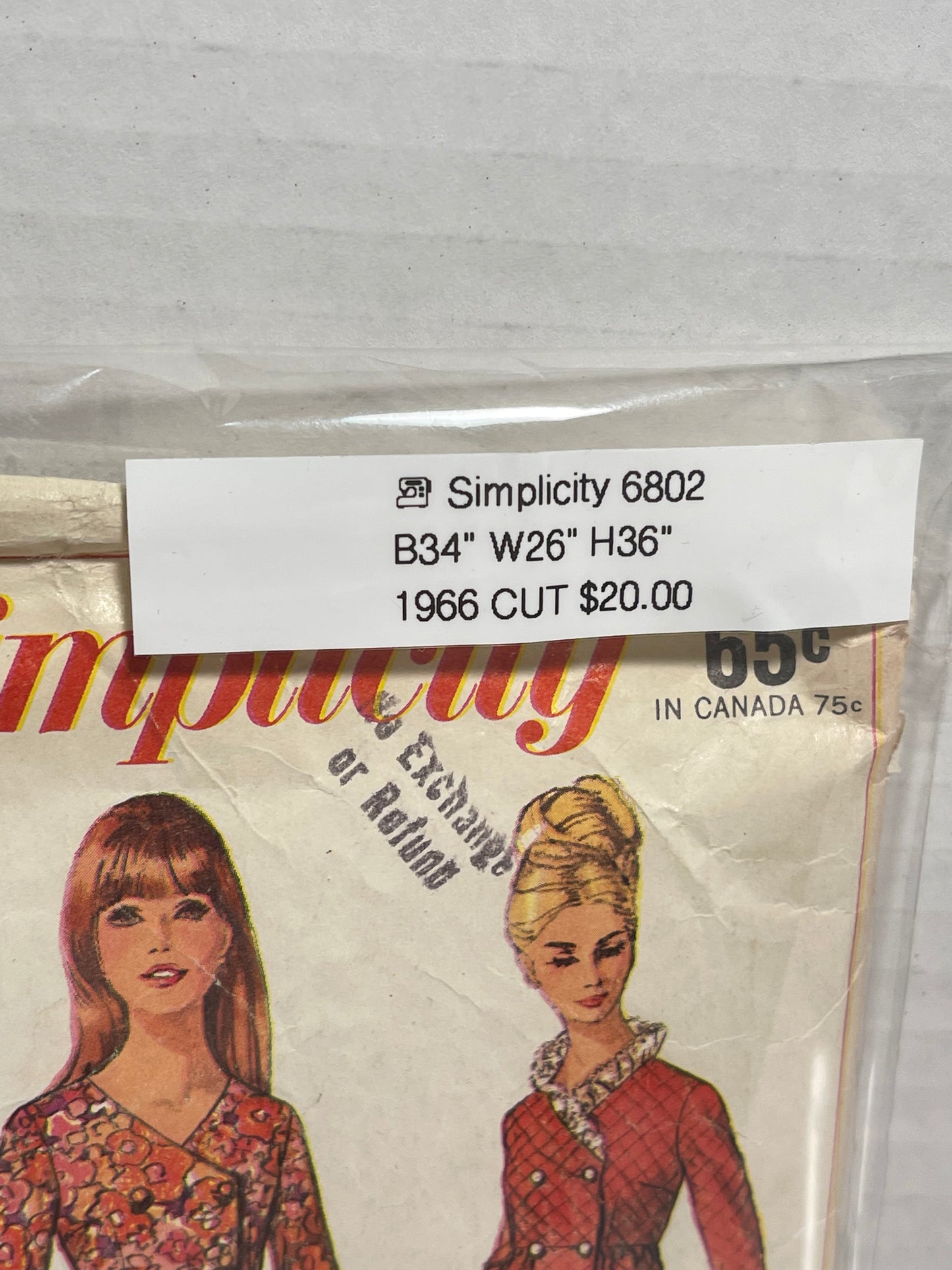 Simplicity 6802
