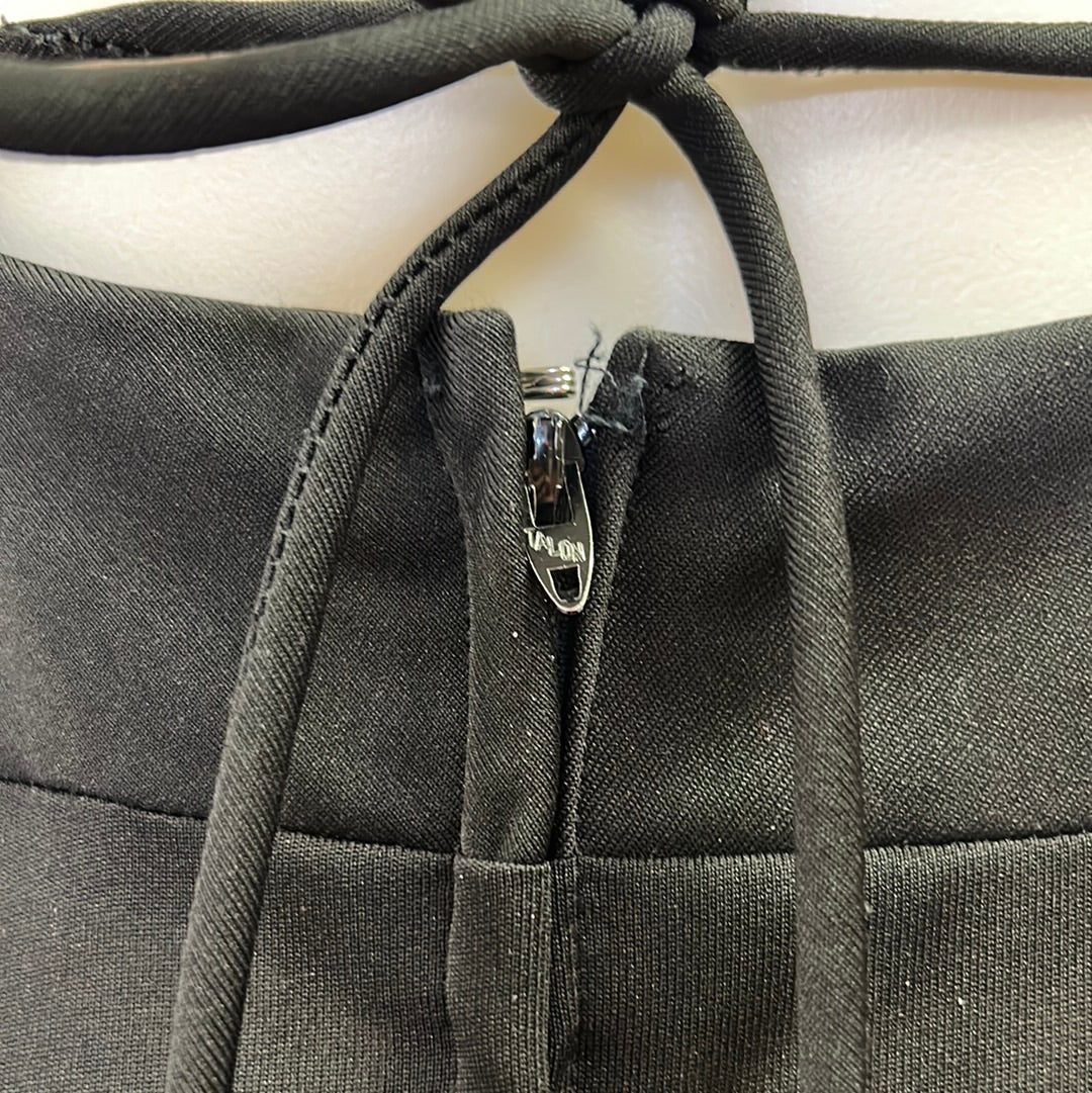 Stretchy Black Strap Dress