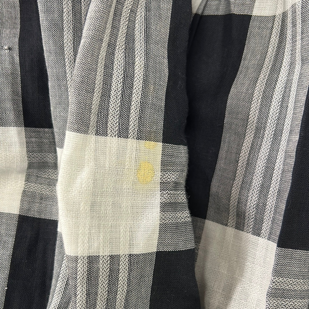 Black & White Pleated Skirt