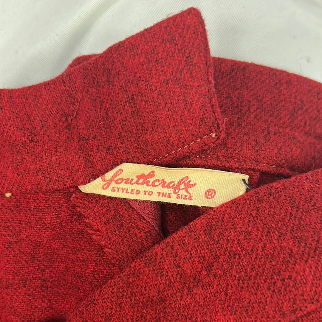 50’s Women’s Red Straight Skirt