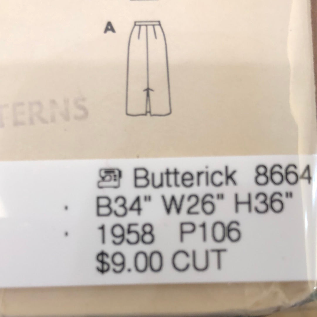 Butterick 8664