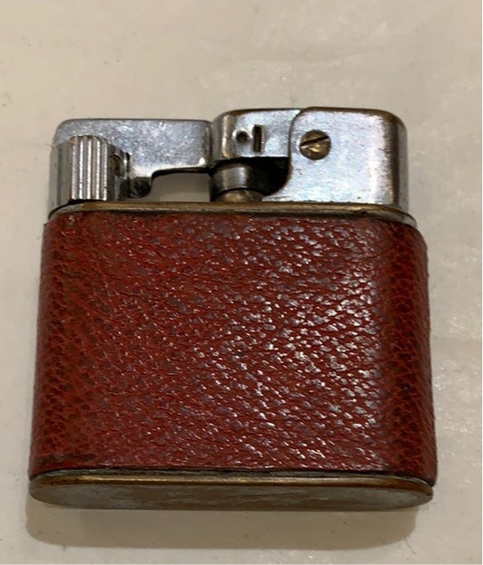 Leather wrapped Myllam swing top lighter