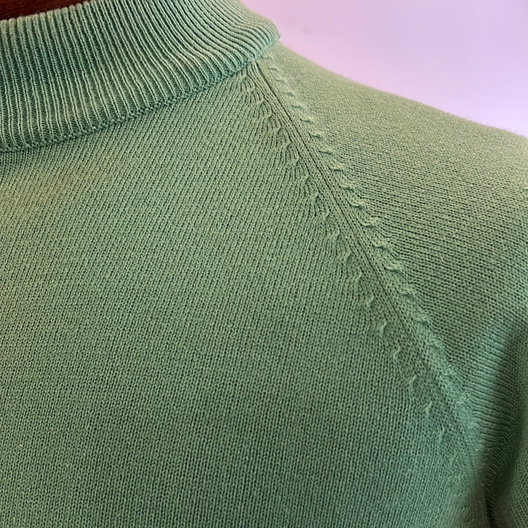 Solid Emerald Green Knit Shirt